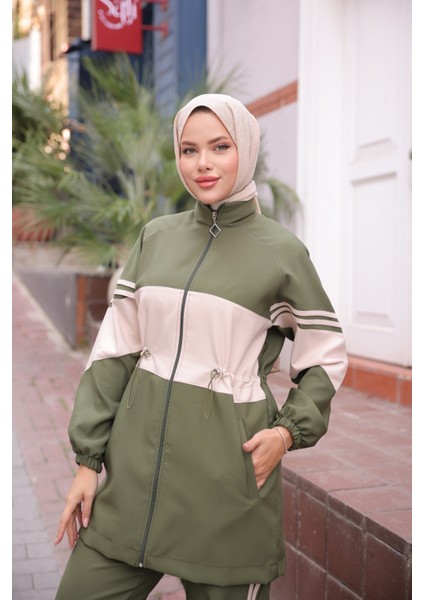 Tesettür Eşofman Takımı Fermuarlı Alt Üst Eşofman Takımı 521 fırsatları