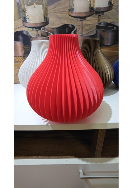 Dekoratif Vazo Sağlıklı Pla ile 3D Yazıcı Özel Üretim | Orta Esnek, Hafif ve Düşmelere Dayanıklı modelleri