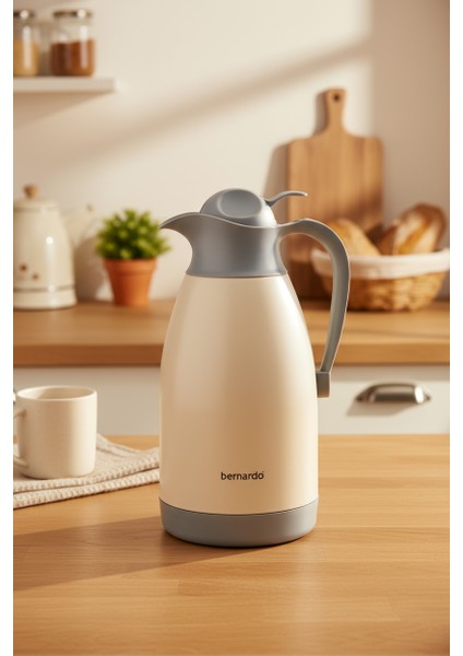 Grandio Çelik Termos Krem 2 Litre modelleri