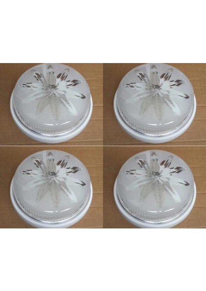 Tavan Glop LED Ampül Tavan Armatürü Balkon Banyo Lambası 4 Adet