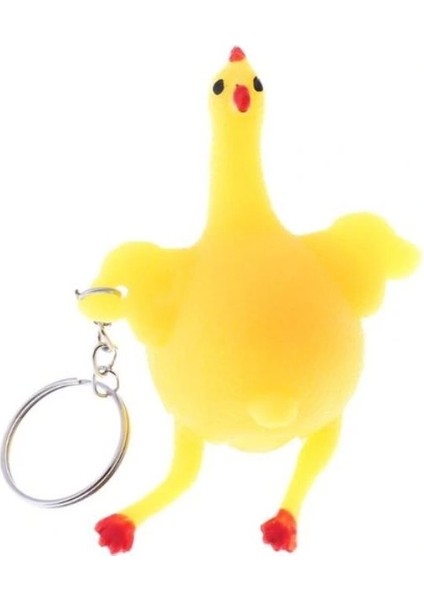 Buğz Squishy Yumurtlayan Tavuk Anahtarlık
