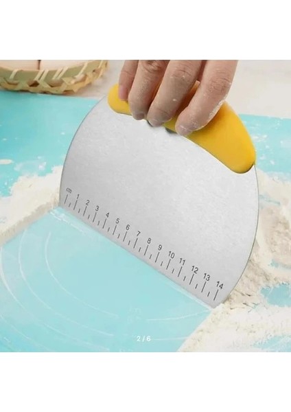 Buğz Paslanmaz Çelik Hamur Kesme ve Şekillendirme Spatulası