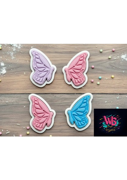 2'li Kelebek Kanadı Kurabiye Kalıbı ve Şeker Hamuru Şekillendirici fiyatları