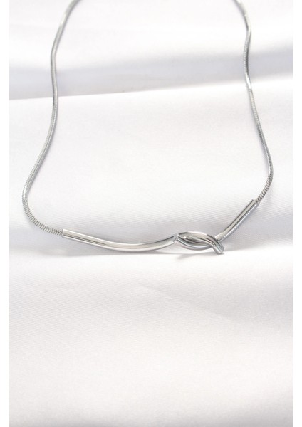 316L Çelik Silver Renk Kolye