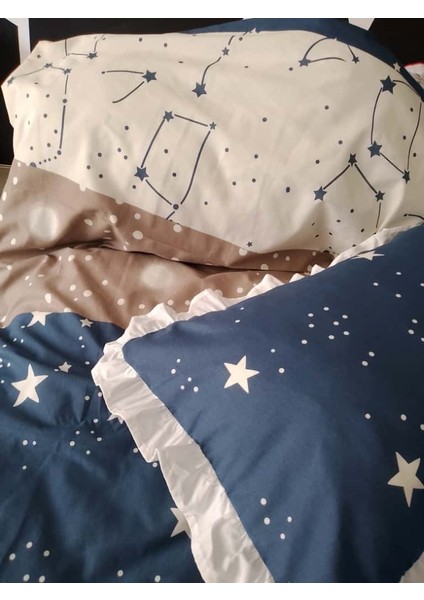 Starfall - Çift Kişilik Fırfır'lı Nevresim Seti Natural Pamuk fiyatları