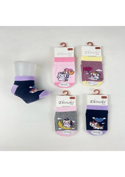 Kız Bebek Dora Abs Desen Patik Çorap (5 Adet)