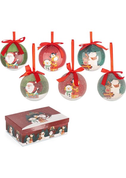 Blaine Yılbaşı Ağaç Süsü 6 Adet 7,5cm