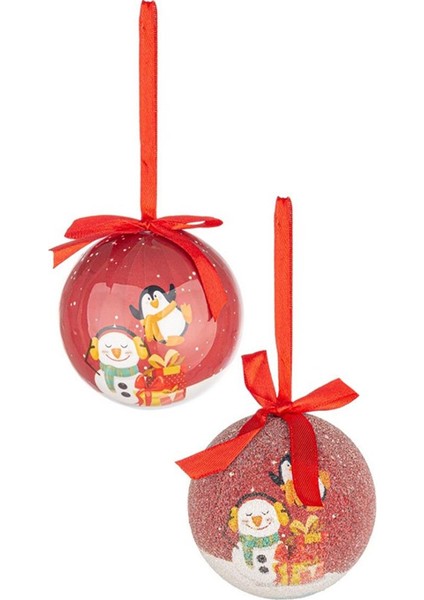 Blaine Yılbaşı Ağaç Süsü 6 Adet 7,5cm modelleri