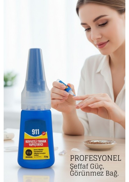 Ultra Güçlü Profesyonel Protez Tırnak Yapıştırıcısı | Hızlı Etkili Tips Takma Tırnak Yapıştırıcı 722389