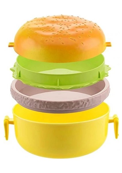 Buğz Hamburger Tasarımlı Beslenme Kabı