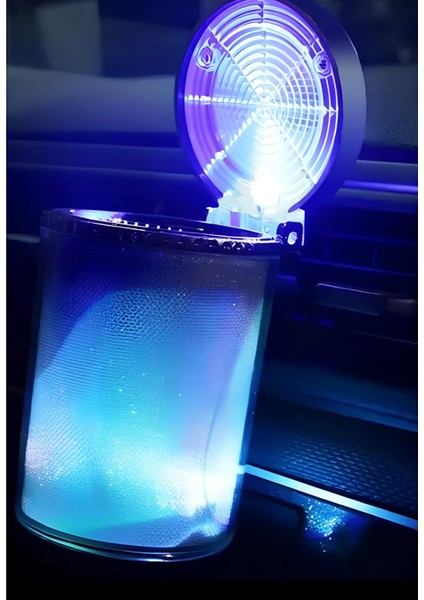 Araç Içi Oto Kokusuz Küllük Rgb Işıklı Kapaklı fiyatları