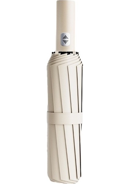 12 Telli Rüzgar Dayanıklı Uv Korumalı ve Su Geçirmez Tam Otomatik Katlanır Şemsiye – Güçlendirilmiş Fiber Yapı ve Özel Bez Kılıf