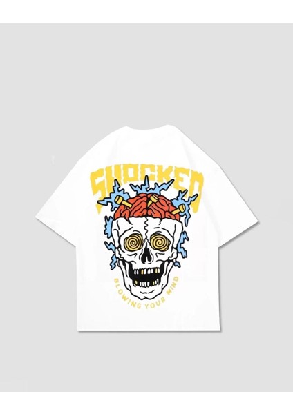 Unısex Model Sırt Baskı Detaylı Rahat Kalıp T-Shırt modelleri