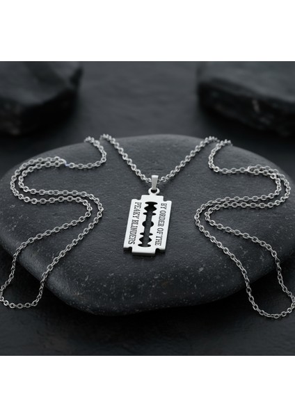 Peaky Blınders Jilet Gümüş Kaplama Düz Zincir Kolye fırsatları