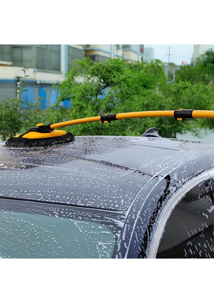 Teleskopik Saplı Kuru Islak Oto Yıkama Fırçası fırsatları