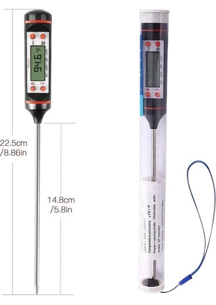 Dijital Gıda Termometresi Süt,et,yoğurt Mayalama,mama Derecesi Ölçer Gıda Termometresi indirimleri