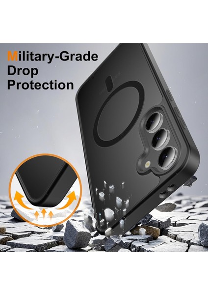 Samsung Galaxy A17 Uyumlu Kamera Lens+Ekran Koruyucu Magsafe Şarj Destekli Iz Tutmaz Mat Kapak modelleri