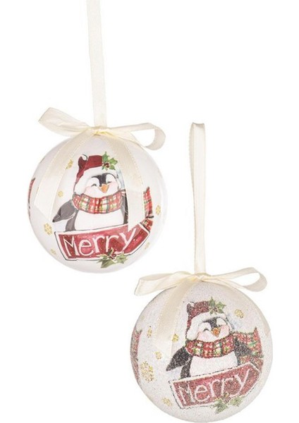 Maeve Yılbaşı Ağaç Süsü 14 Adet 7,5cm modelleri