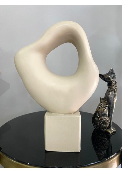 Dekoratif Taş Biblo Halka Ev Ofis Aksesuarı