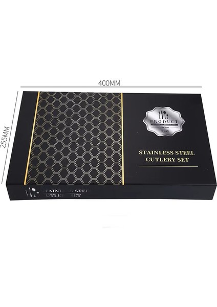 Premium 304 Paslanmaz Çelik 24 Parça Çatal Kaşık Bıçak Takımı – 6 Kişilik Sofra Seti Siyah Renk fırsatları