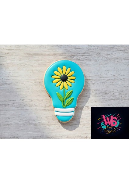 Çiçekli Ampül Kurabiye Kalıbı ve Şeker Hamuru Şekillendirici fiyatları