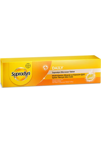 Supradyn® 15 Efervesan Tablet - Dezenfektan Hediyeli (%72 Alkol)