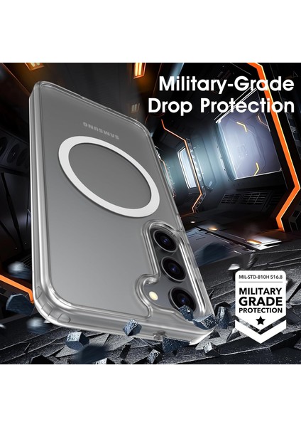 Samsung Galaxy A17 Uyumlu Ekran Koruyuculu Kılıf Magsafe Sarj Destekli Sararmaz Şeffaf Kapak fırsatları