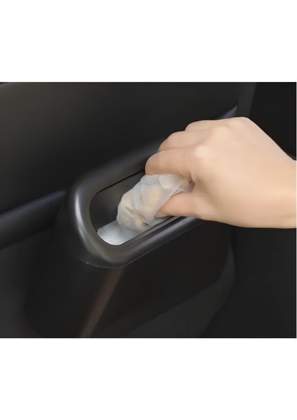 Araba Çöp Kutusu Kapaklı Organize Siyah Renk indirimleri