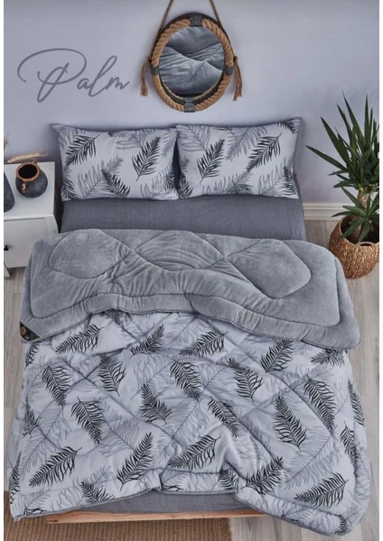 Çift Kişilik Lüx Wellsoft Yorgan Çift Taraflı Tüy Desenli 195 x 215 fiyatları