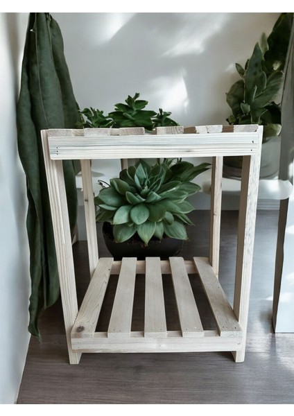 Çok Amaçlı Ahşap Yan Sehpa
