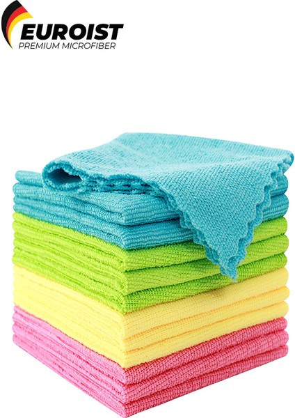 Mikrofiber Temizlik Bezi 30X30 Cm, 180 Gsm Mutfak ve Genel Temizlik Bezi (4 Adet)