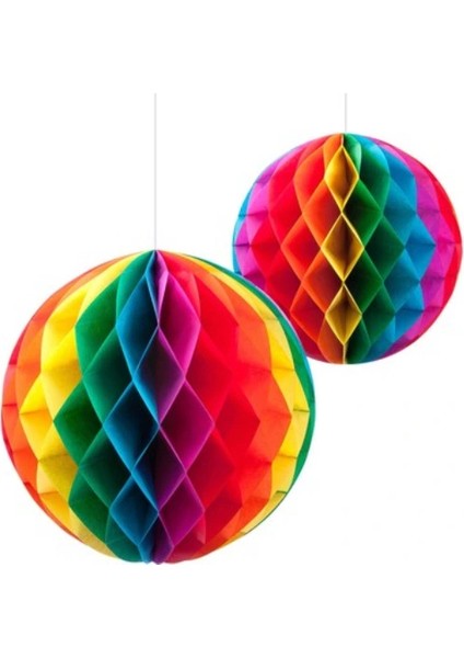 Buğz Rengarenk Kağıt Süs Fener 30 cm 1 Adet fiyatları