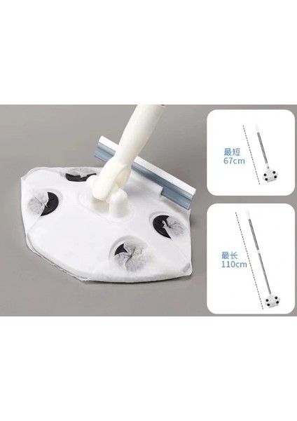 Buğz Islak Mendil Uyumlu Pratik Çek Çekli Mop
