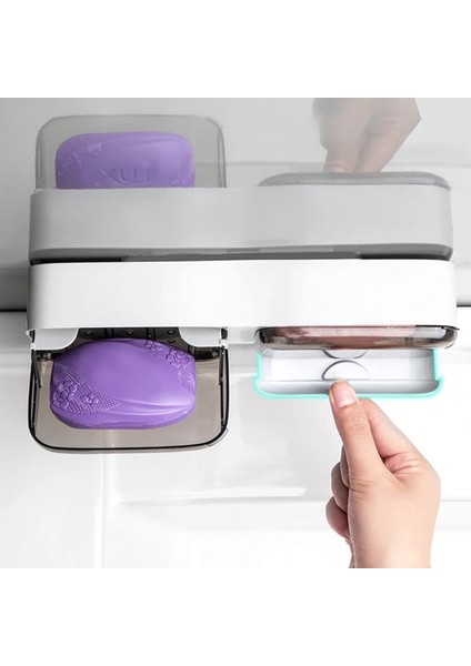 Buğz 2'li Kapaklı Sabunluk modelleri