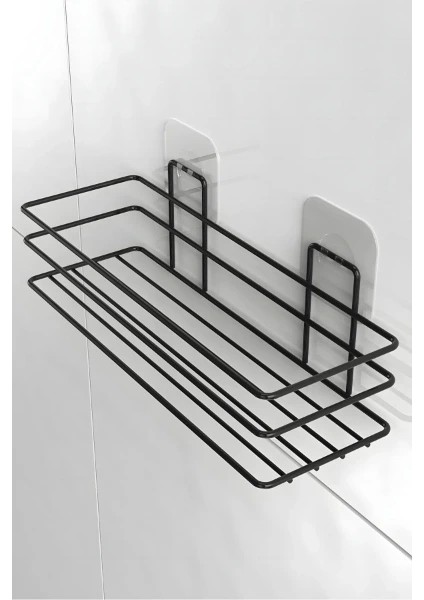 Buğz Yapışkanlı Duş ve Banyo Rafı