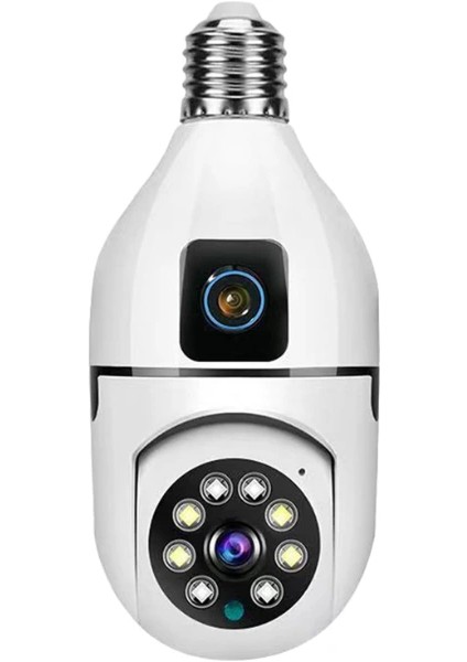 Buğz Çift Lensli Duy Girişli Kablosuz Ampul Kamera fiyatları