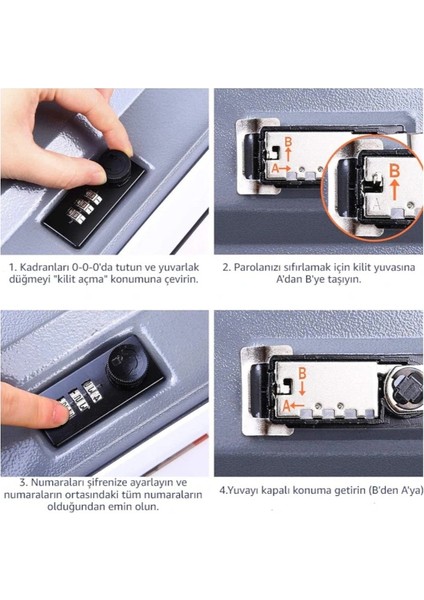 Buğz Şifreli Kitap Kasa modelleri