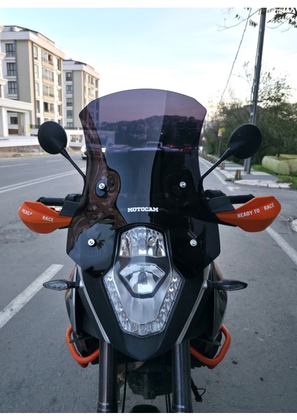 Ktm 1190 Siperlik Ön Cam 2008-2017 Model 56CM Siyah Renkli 4mm