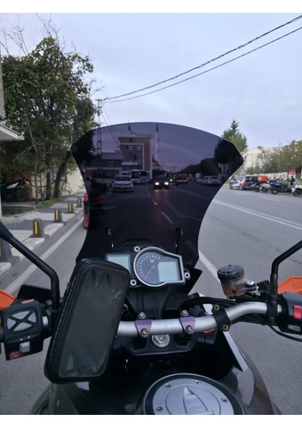 Ktm 1190 Siperlik Ön Cam 2008-2017 Model 56CM Siyah Renkli 4mm fırsatları