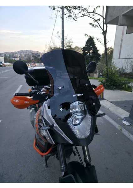 Ktm 1190 Siperlik Ön Cam 2008-2017 Model 56CM Siyah Renkli 4mm