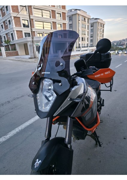 Ktm 1190 Siperlik Ön Cam 2008-2017 Model 56CM Siyah Renkli 4mm
