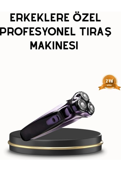 Buğz Kompakt Şarjlı Saç Sakal Tıraş Makinesi Kuru Kullanım Özellikli