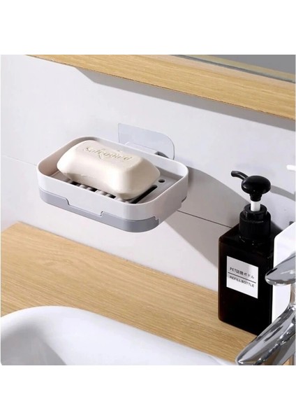 Buğz Çift Katlı Drenajlı Sabunluk