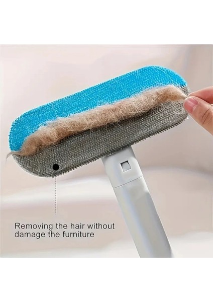 Buğz Uzun Saplı Evcil Hayvan Tüy Temizleme Fırçası