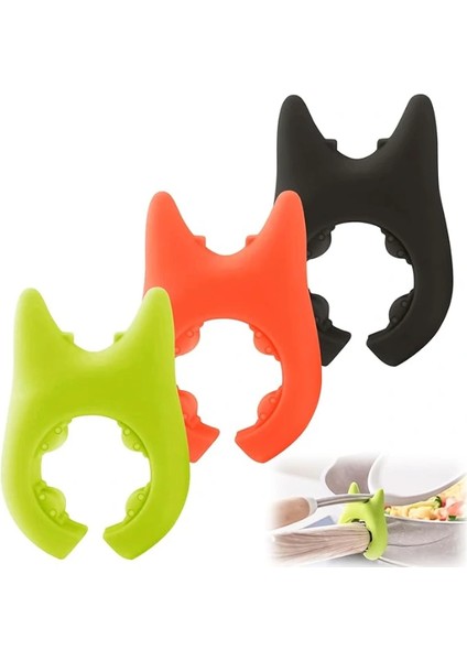 Buğz Silikon Tava Tencere Kaşık Tutucu fiyatları