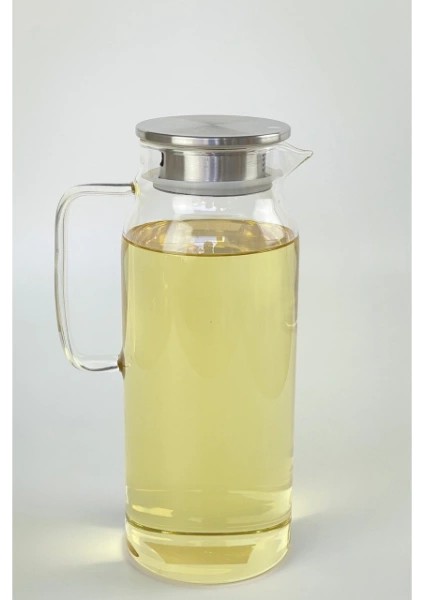 Buğz 1500 ml Borosilikat Cam Su Sürahisi - Metal Kapaklı ve Isıya Dayanıklı modelleri