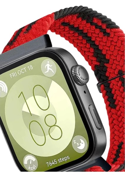 Huawei Fit 4 Kordon - Kırmızı-Siyah fiyatları
