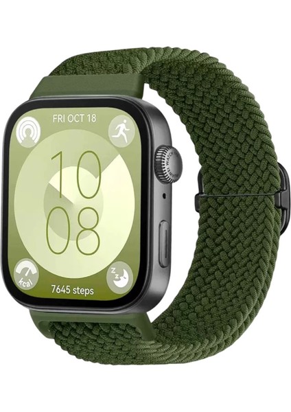 Huawei Fit 4 Kordon - Koyu Yeşil