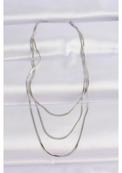 316L Çelik Gümüş Renk Italyan Zincir Çoklu Kolye fiyatları