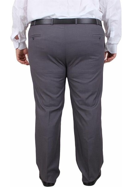 Erkek Büyük Beden 6 Drop Kumaş Pantolon Parıs P071011 Fume modelleri